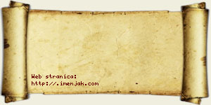 Jovana Bulatović vizit kartica